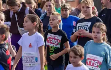 XVIII Og&oacute;lnopolski Bieg Szlakiem 3 Wież - Owocowe Biegi Uliczne Dzieci i Młodzieży 137