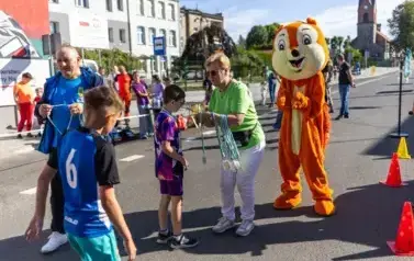 XVIII Og&oacute;lnopolski Bieg Szlakiem 3 Wież - Owocowe Biegi Uliczne Dzieci i Młodzieży 182