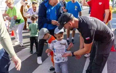 XVIII Og&oacute;lnopolski Bieg Szlakiem 3 Wież - Owocowe Biegi Uliczne Dzieci i Młodzieży 215