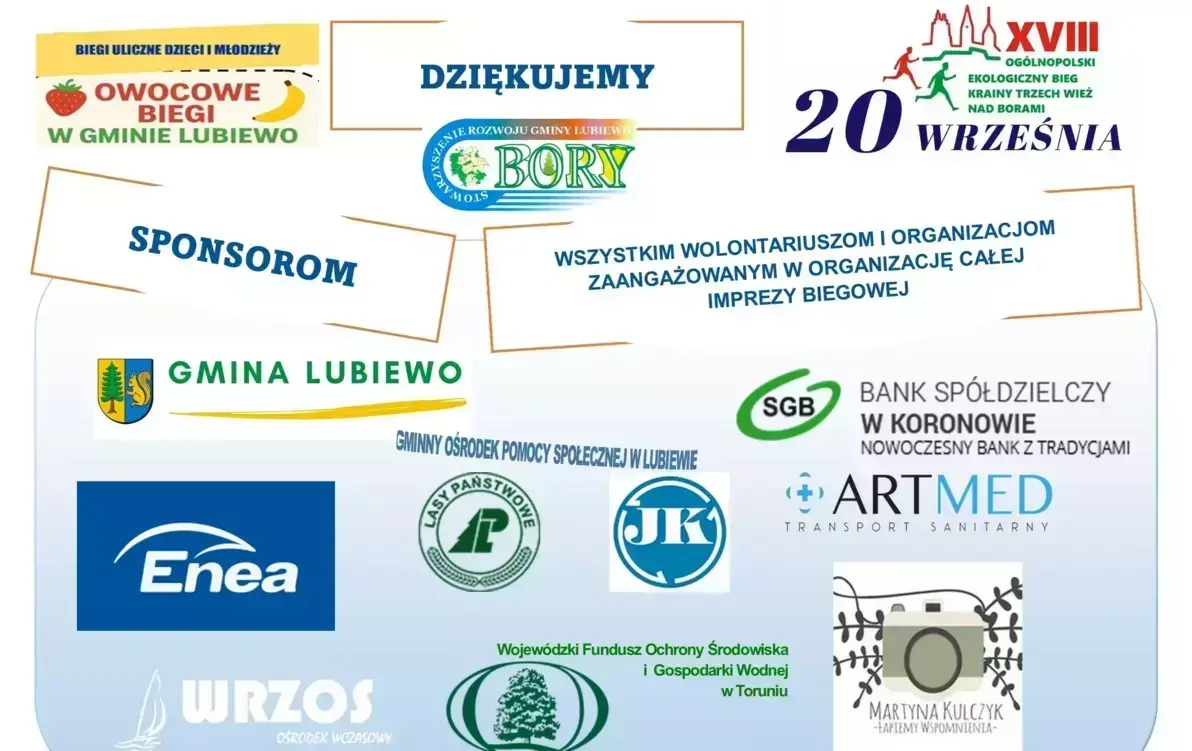 Zdjęcie do XVIII BIEG  i Owocowe Biegi Uliczne - podziękowania