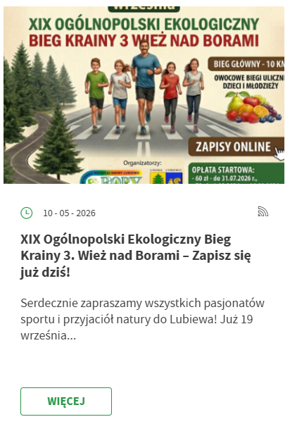 Ogłoszenie Biegu