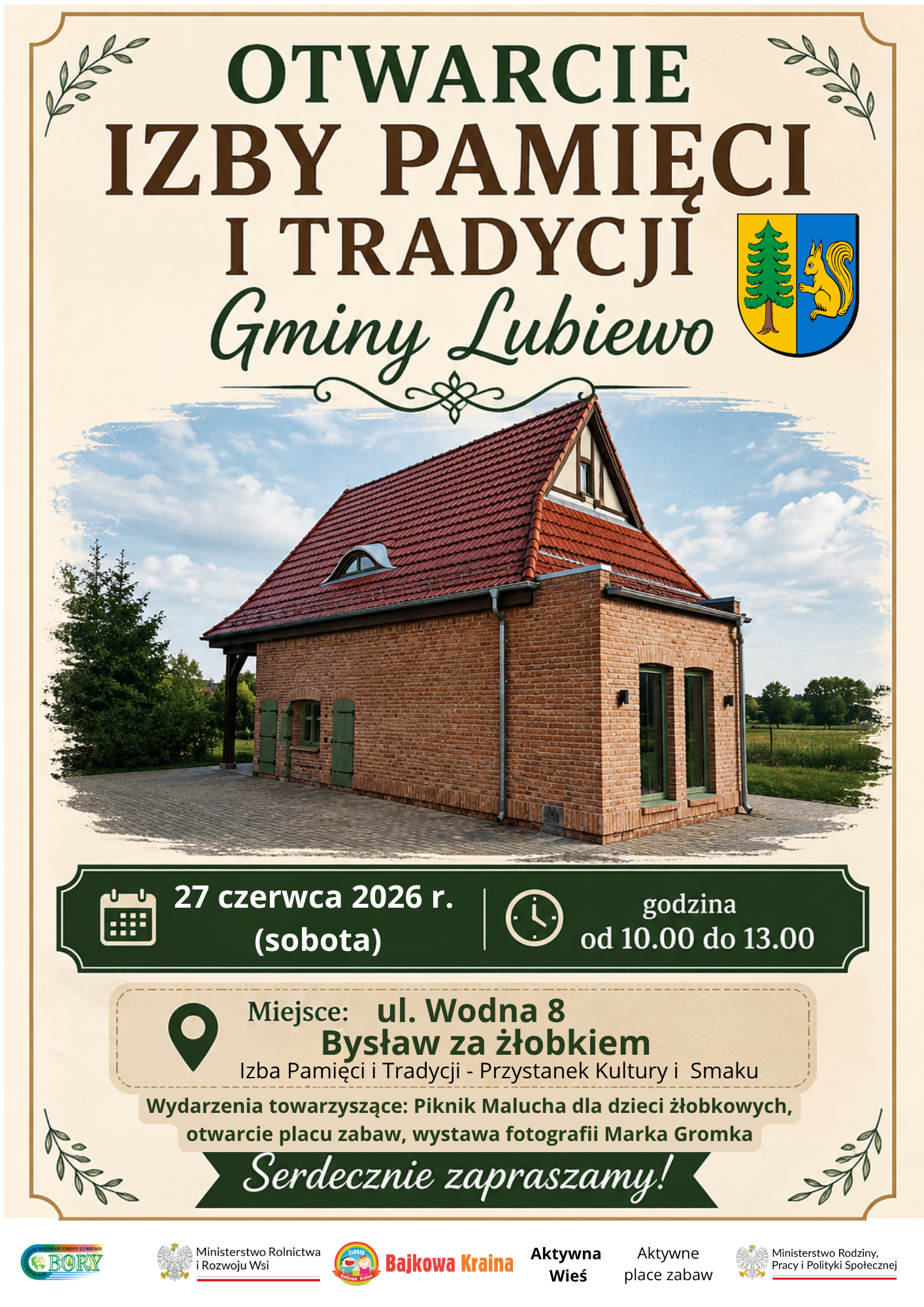 Plakat - otwarcie Izby