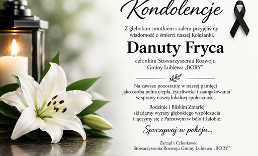 Zdjęcie do Kondolencje
