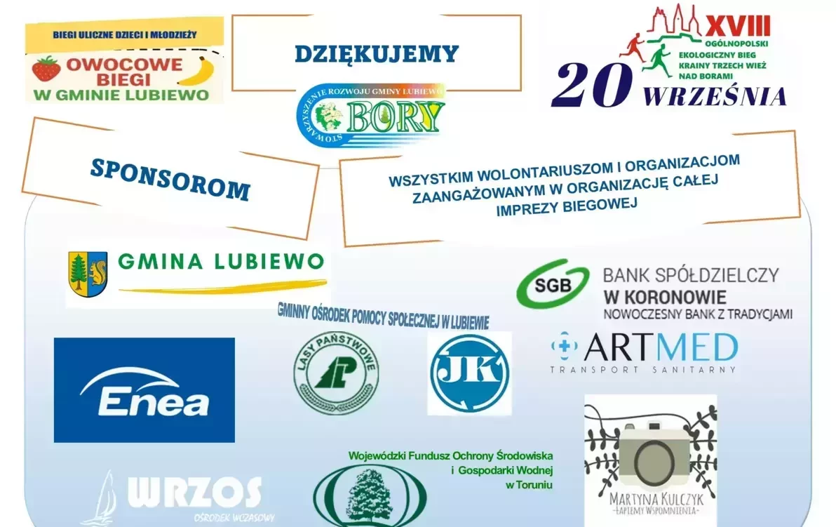 Zdjęcie do XVIII BIEG  i Owocowe Biegi Uliczne - podziękowania